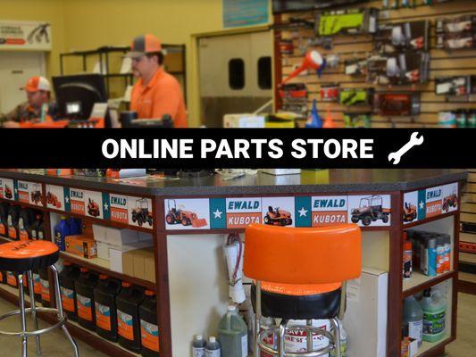 Now you can order your parts online!