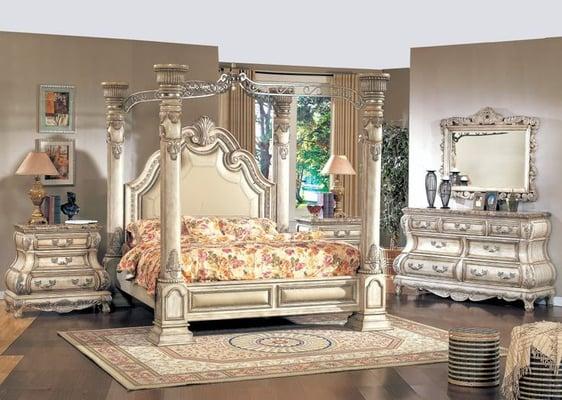 We carry a wide range of bedroom suites.