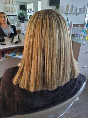 Highlights and keratin