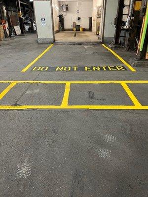 Image of Parking Lot Line Striping by G-FORCE Pittsburgh PA