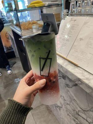 Strawberry Matcha