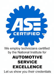 With ASE certified technicians, we have the best of the best working on your vehicle!