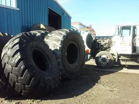 Giant tires at Giant Tire.