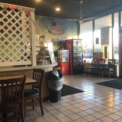 Interior dining area