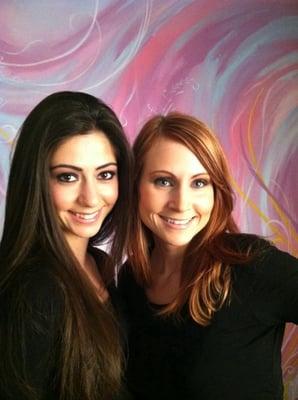 Merna and Leah, two of our beautiful staff members