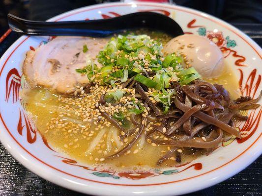 Chicken paitan ramen with char siu