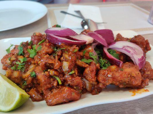 Chicken Manchurian tasty