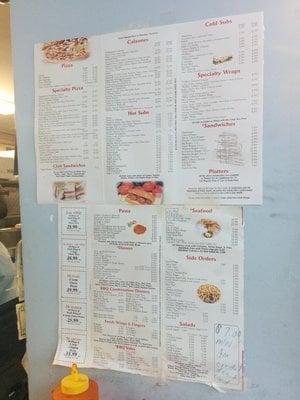 Enormous menu....should probably cut it down