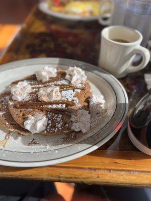 Pumpkin pancakes-so good!