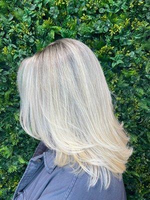 Blonde hair color