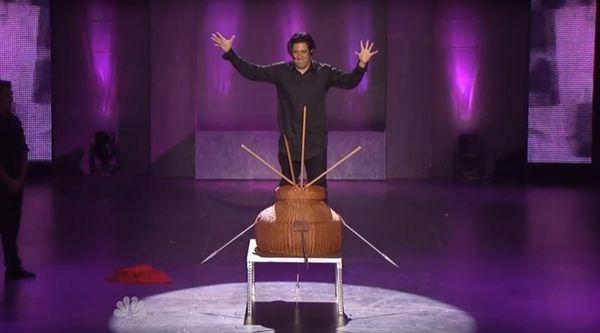 Sword Basket illusion as seen on "America's Got Talent".