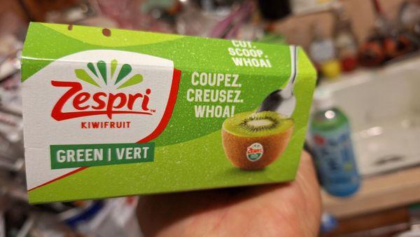 Zespri green kiwifruit from Trader Joe's