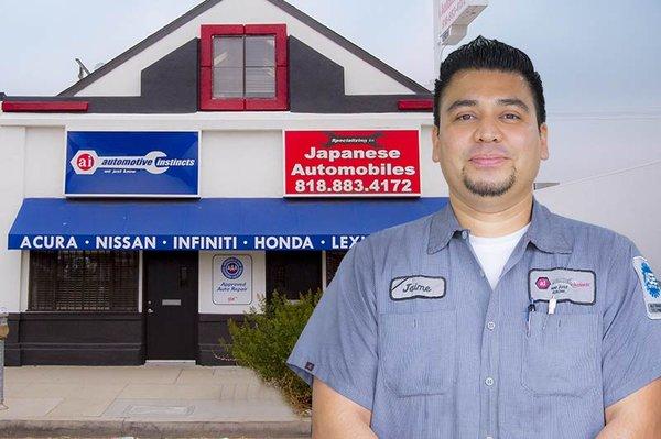 Jaime-ASE Certified Technician. Over 20 Years Experience.