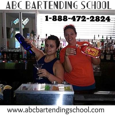 ABC Bartending School Asheville NC 828-348-4217 www.abcbartendingschool.com