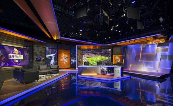 Minnesota Vikings Broadcast Studio