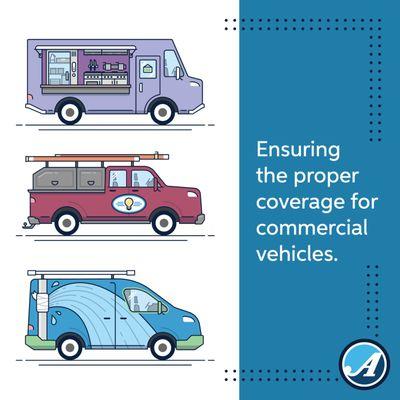 We can insure your Commerical Vehicles!