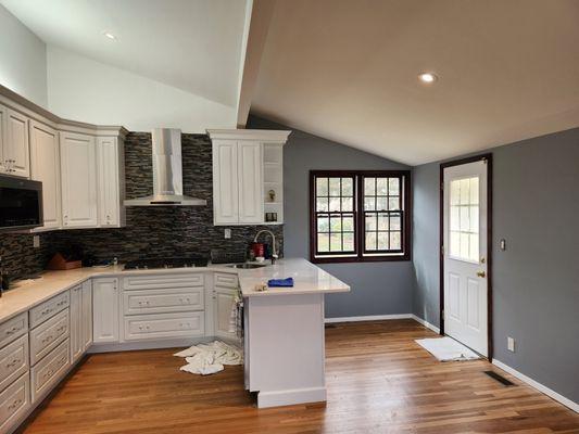 Same kitchen and dining room just from another angle