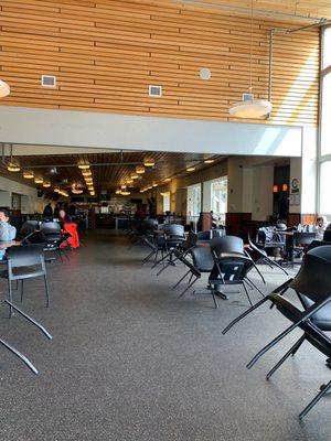 Indoor dining area