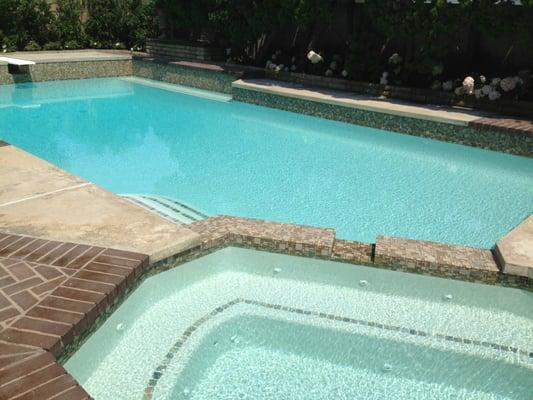 Clean pool and always ready for me to take a dip! I love summer!