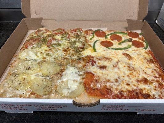 Sicilian pan pizza