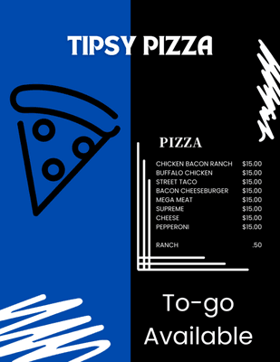 We offer Pizza!