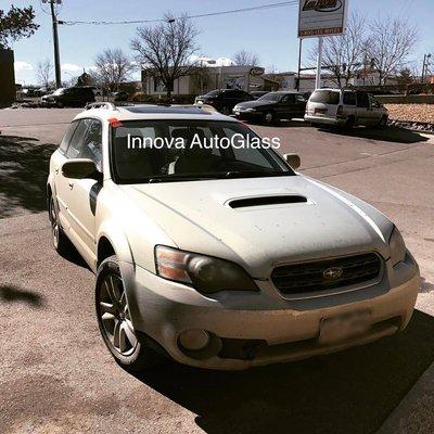 2006 Subaru Outback  Full windshield replacement Free estimates and appointments at 303-997-7394