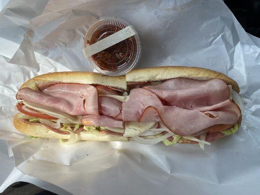 Large Italian on a Hard Roll