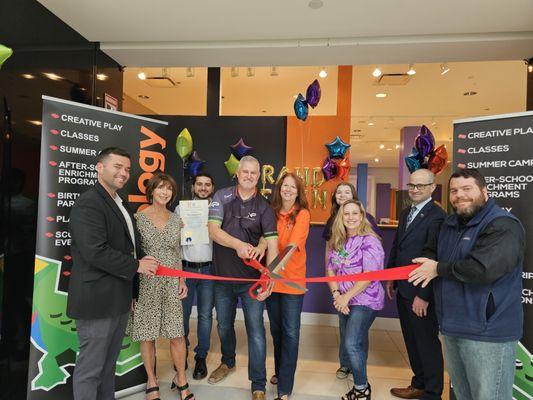 Ribbon cutting