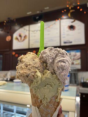 Pistacchio, Biscotti e Crema, and Carmelo Salty