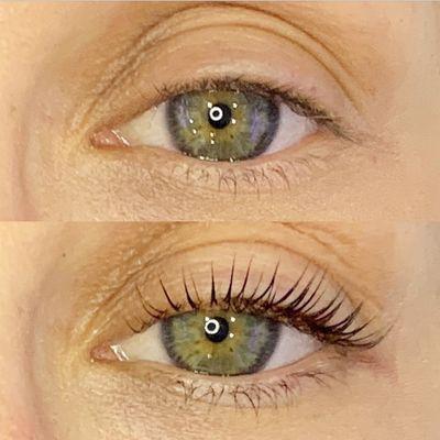 Keratin Lash Lift and Tint