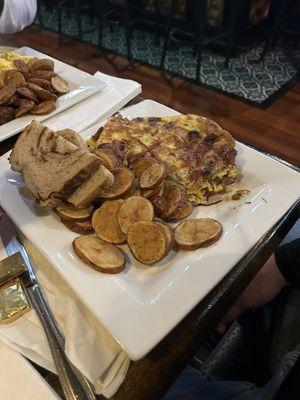 Meat lovers omelet