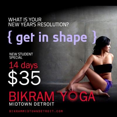 Take advantage of our new student special in the new year!