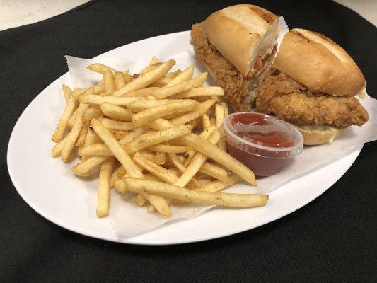 Breaded Chicken Parm Sandwich