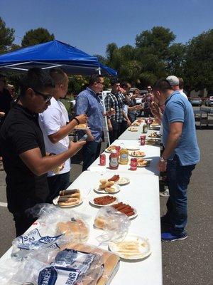 8th Annual Hot Dog Eating Competition!