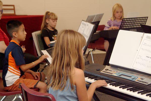 Kids love our introductory music classes