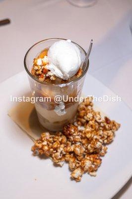 Popcorn Ice Cream Sundae