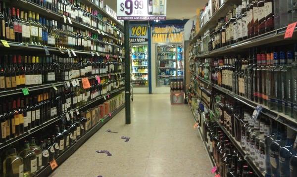 Beer and Wine aisle