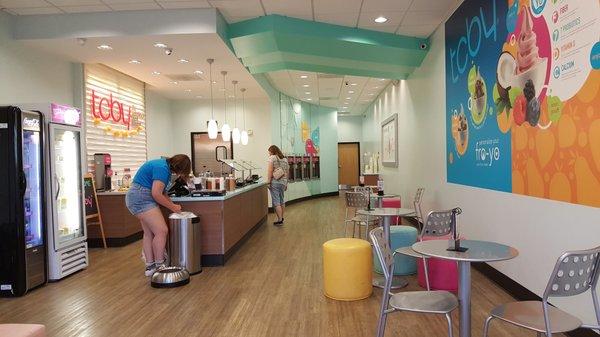 Seating Area at TCBY Ann Arbor