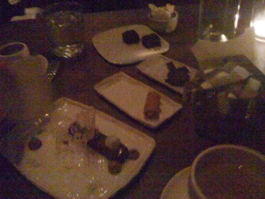 Desserts (excuse bad quality again but can see depth of dessert variety)