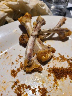 Bones of delicious wings