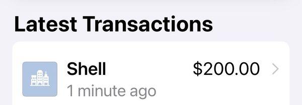 Something weird just happened? My receipt shows $28.15 but my bank notice shows $200 transaction same location!? Skimmer ALERT!?