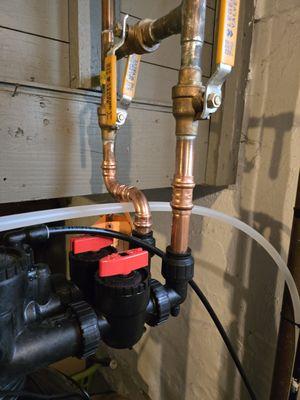 water softener install