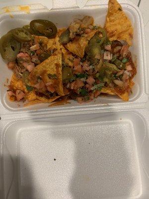 Loaded Nachos pulled pork