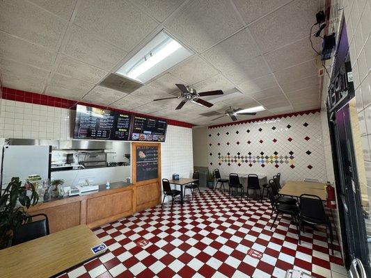 Interior of the restaurant