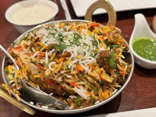 Goat biryani