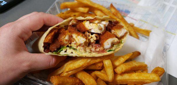 Chicken chipotle wrap