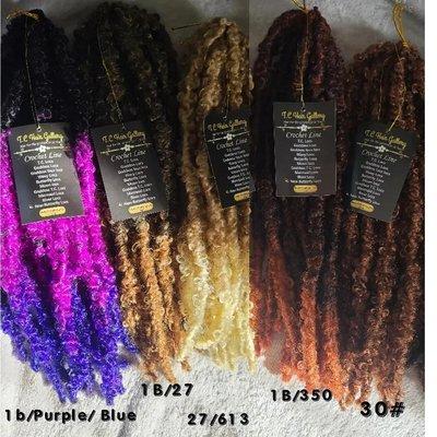 Weare a beauty supply we have crochet hair, braiding hair, water wave, bundles and much  more.