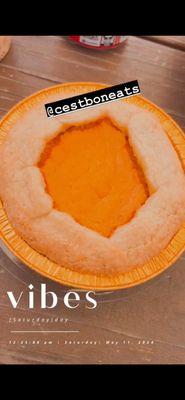 The best Sweet Potato Pie you'll ever taste.