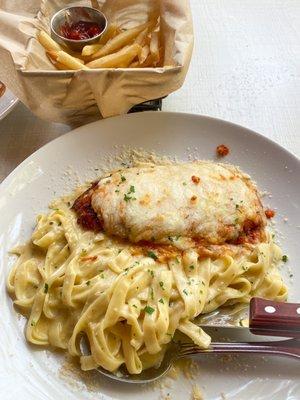 Chicken Parmesan Lunch.