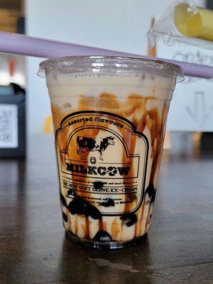 Brown sugar boba milk tea